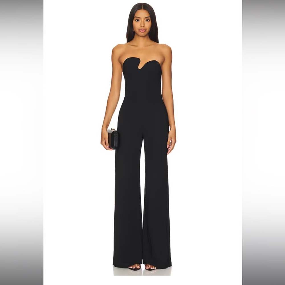 Strapless Puzzle Jumpsuit in Black
Amanda Uprichard